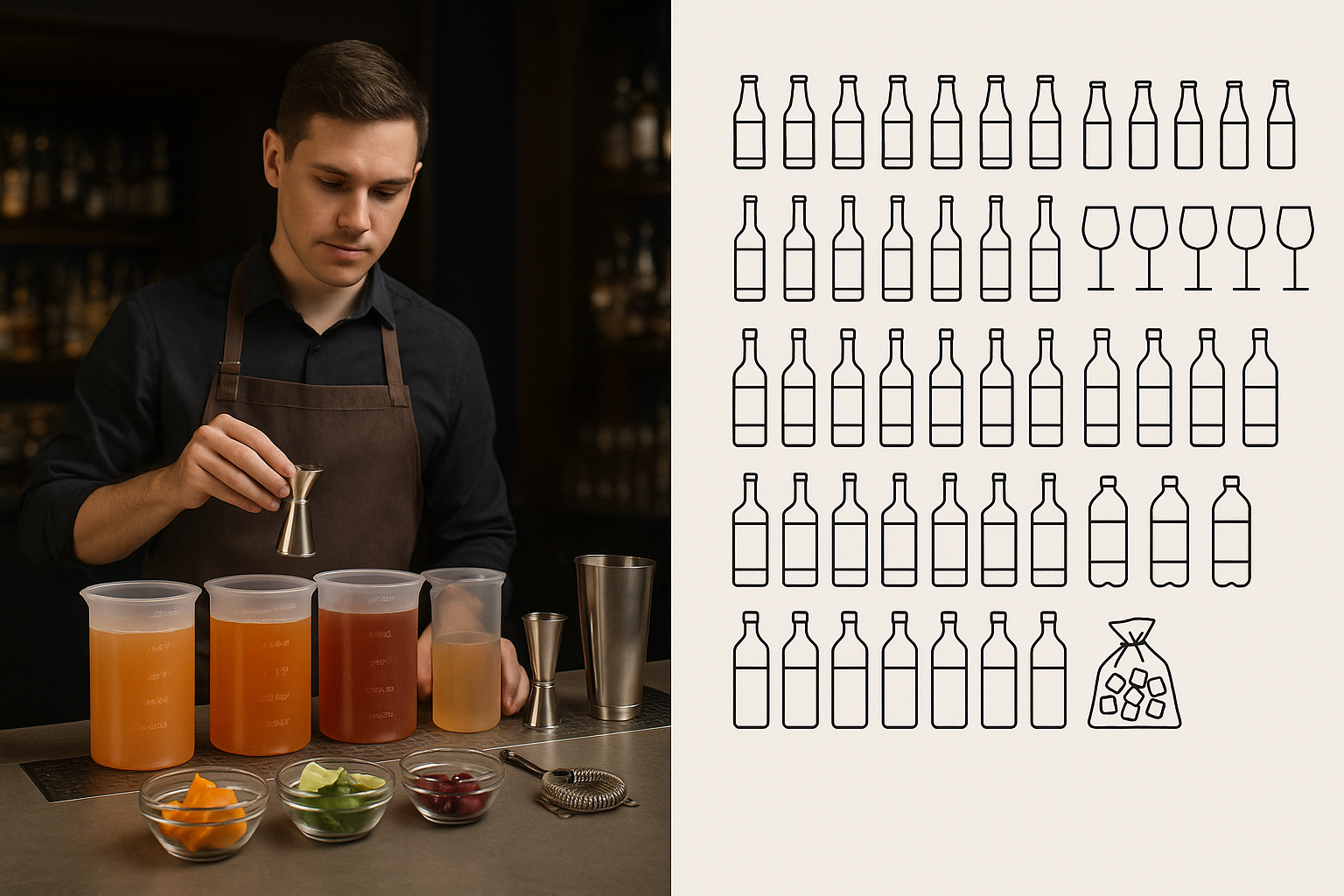 estimating alcohol for 75 guests